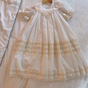 Savannah lace flower girl dress